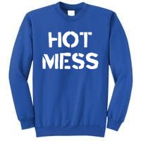 Hot Mess Trendy Fashion Gift For Mom Sister Friend Gift Sweatshirt