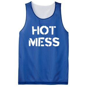 Hot Mess Trendy Fashion Gift For Mom Sister Friend Gift Mesh Reversible Basketball Jersey Tank