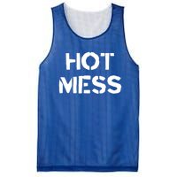 Hot Mess Trendy Fashion Gift For Mom Sister Friend Gift Mesh Reversible Basketball Jersey Tank