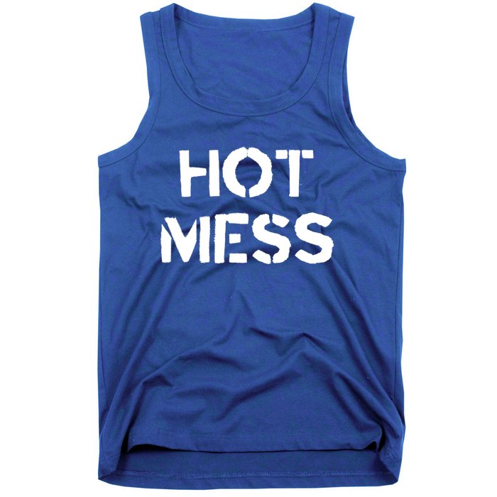 Hot Mess Trendy Fashion Gift For Mom Sister Friend Gift Tank Top