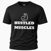 Hustle Muscles Tee Gift Cooling Performance Crew T-Shirt