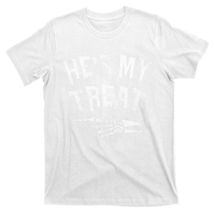 He's My Treat Funny Halloween Matching Couple Costume T-Shirt