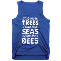 Hug More Trees Clean Our Seas And Save The Bees Vintage Bee Meaningful Gift Tank Top