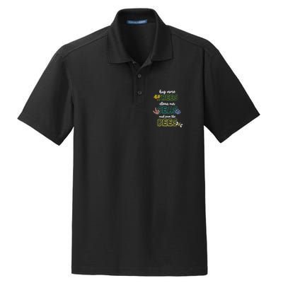 Hug More Trees Clean Our Seas And Save The Bees Save Planet Gift Dry Zone Grid Polo