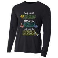 Hug More Trees Clean Our Seas And Save The Bees Save Planet Gift Cooling Performance Long Sleeve Crew