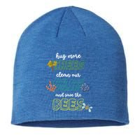 Hug More Trees Clean Our Seas And Save The Bees Save Planet Gift Sustainable Beanie