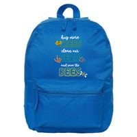 Hug More Trees Clean Our Seas And Save The Bees Save Planet Gift 16 in Basic Backpack