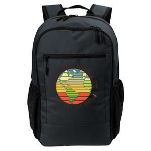 Hug More Trees Clean Our Seas And Save The Bees Gift Daily Commute Backpack