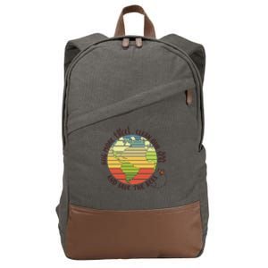 Hug More Trees Clean Our Seas And Save The Bees Gift Cotton Canvas Backpack