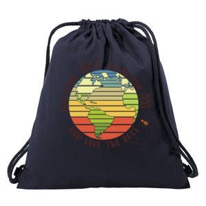 Hug More Trees Clean Our Seas And Save The Bees Gift Drawstring Bag