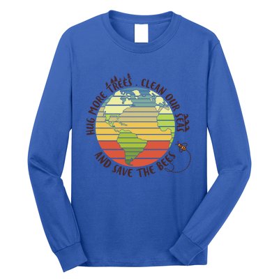 Hung More Tree Clean Our Seas And Save The Bees Meaningful Gift Long Sleeve Shirt