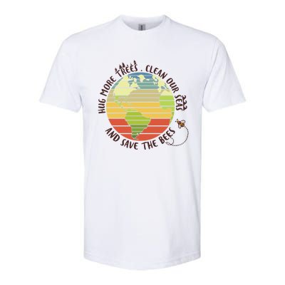 Hung More Tree Clean Our Seas And Save The Bees Meaningful Gift Softstyle® CVC T-Shirt