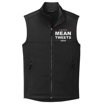 Humorous Mean Tweets & Trump 2024 Political Gear Gop Fans Collective Smooth Fleece Vest