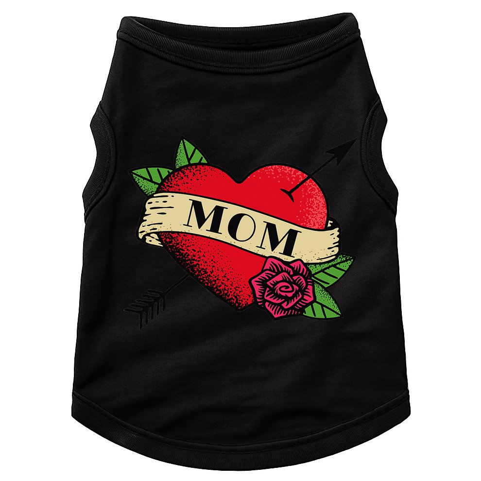 Heart Mom Tattoo Doggie Tank