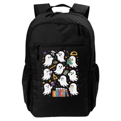 Halloween Math Teacher Ghost Math Teacher Spooky Halloween Gift Daily Commute Backpack