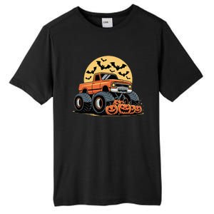 Halloween Monster Truck Pumpkins Tall Fusion ChromaSoft Performance T-Shirt