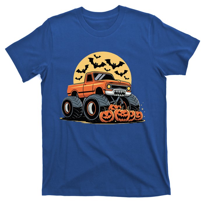 Halloween Monster Truck Pumpkins T-Shirt