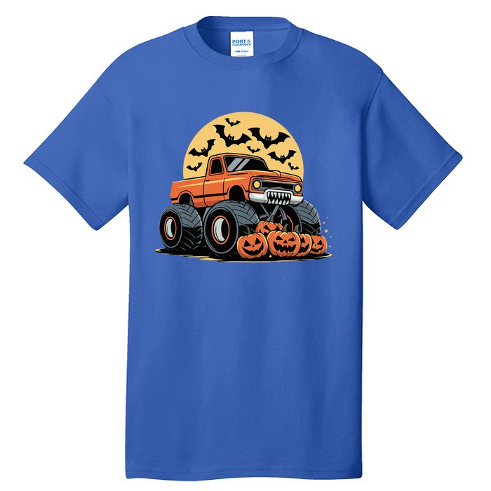 Halloween Monster Truck Pumpkins Tall T-Shirt