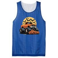 Halloween Monster Truck Pumpkins Mesh Reversible Basketball Jersey Tank