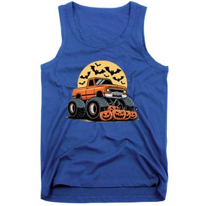 Halloween Monster Truck Pumpkins Tank Top