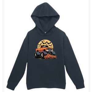 Halloween Monster Truck Pumpkins Urban Pullover Hoodie