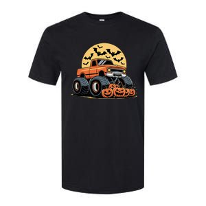 Halloween Monster Truck Pumpkins Softstyle CVC T-Shirt