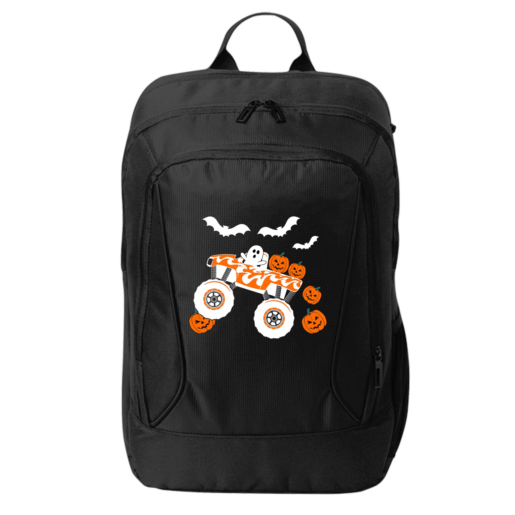 Halloween Monster Truck Ghost S Costume Gift City Backpack