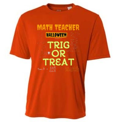 Halloween Math Teacher Trig Or Treat Math Enthusiast. Cooling Performance Crew T-Shirt