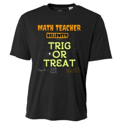 Halloween Math Teacher Trig Or Treat Math Enthusiast. Cooling Performance Crew T-Shirt