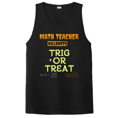 Halloween Math Teacher Trig Or Treat Math Enthusiast. PosiCharge Competitor Tank