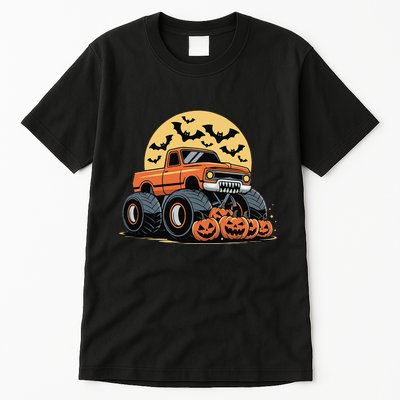 Halloween Monster Truck Pumpkins Gift Tall T-Shirt