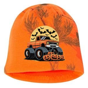 Halloween Monster Truck Pumpkins Gift Kati - Camo Knit Beanie