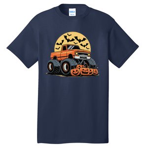 Halloween Monster Truck Pumpkins Gift Tall T-Shirt