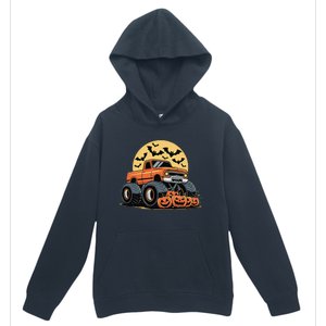 Halloween Monster Truck Pumpkins Gift Urban Pullover Hoodie