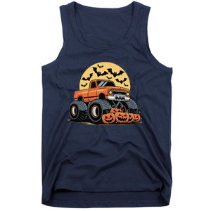 Halloween Monster Truck Pumpkins Gift Tank Top