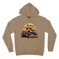 Halloween Monster Truck Pumpkins Gift Hoodie