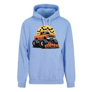 Halloween Monster Truck Pumpkins Gift Unisex Surf Hoodie