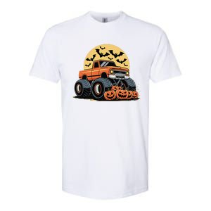 Halloween Monster Truck Pumpkins Gift Softstyle CVC T-Shirt