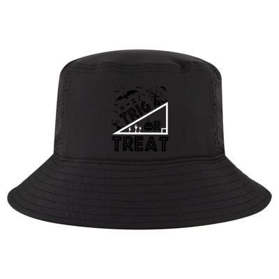 Halloween Math Teacher Trig Or Treat Student School College Cool Comfort Performance Bucket Hat