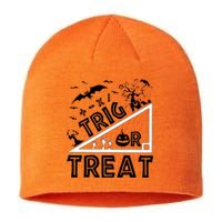 Halloween Math Teacher Trig Or Treat Student School College Sustainable Beanie