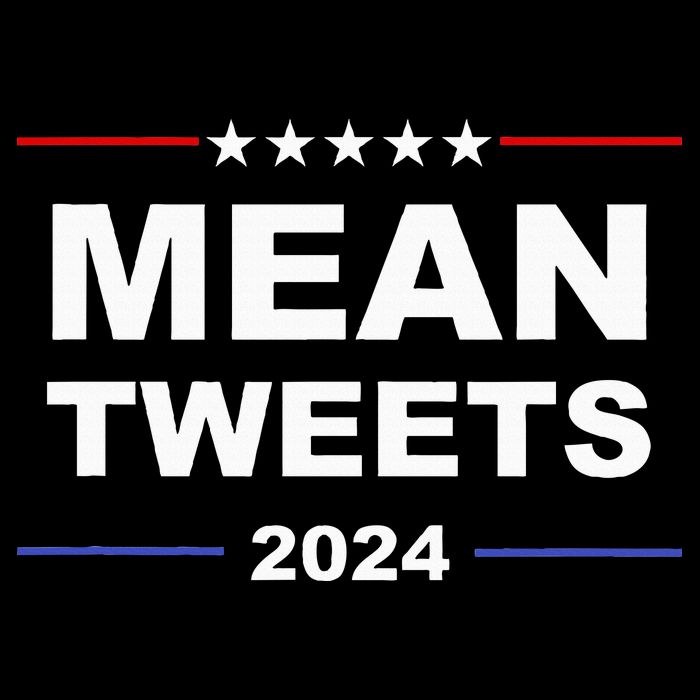 Humorous Mean Tweets & Trump 2024 Political Gear Gop Fans Baby Bodysuit