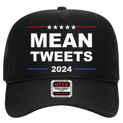 Humorous Mean Tweets & Trump 2024 Political Gear Gop Fans Trucker Hat