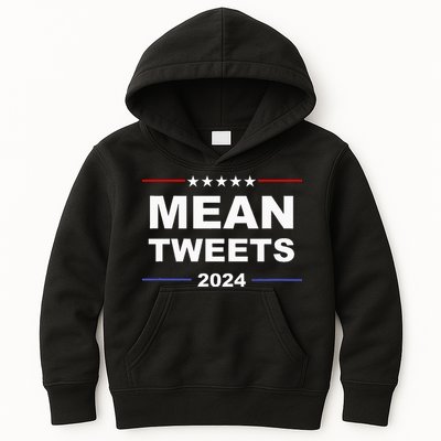 Humorous Mean Tweets & Trump 2024 Political Gear Gop Fans Kids Hoodie