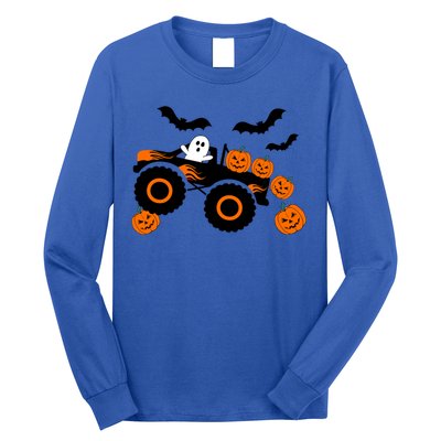 Halloween Monster Truck Ghost S Costume Meaningful Gift Long Sleeve Shirt