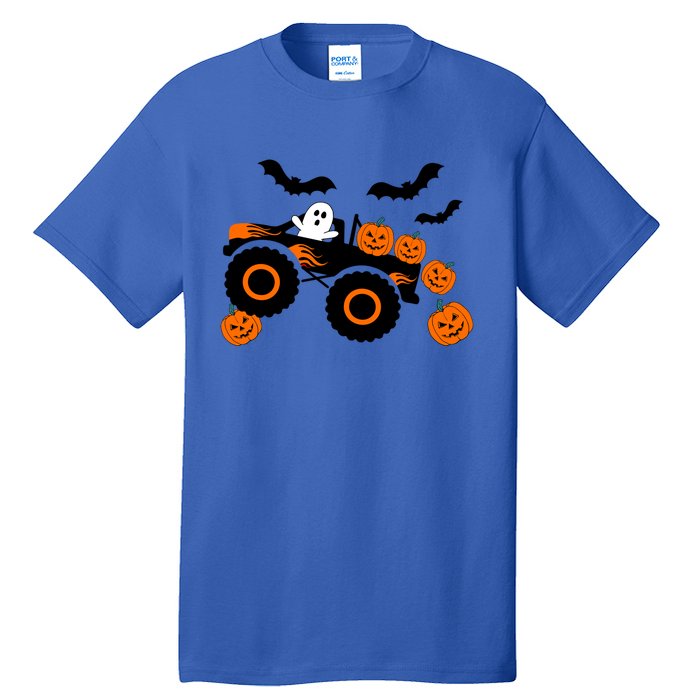 Halloween Monster Truck Ghost S Costume Meaningful Gift Tall T-Shirt