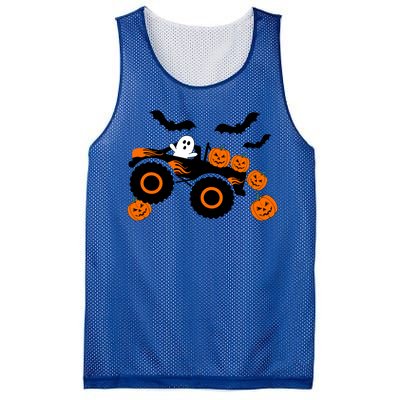 Halloween Monster Truck Ghost S Costume Meaningful Gift Mesh Reversible Basketball Jersey Tank