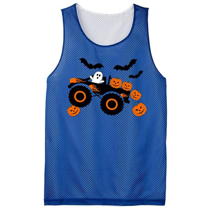 Halloween Monster Truck Ghost S Costume Meaningful Gift Mesh Reversible Basketball Jersey Tank