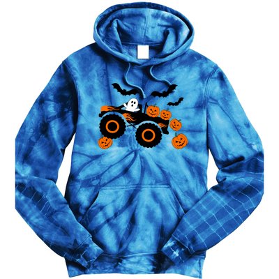 Halloween Monster Truck Ghost S Costume Meaningful Gift Tie Dye Hoodie