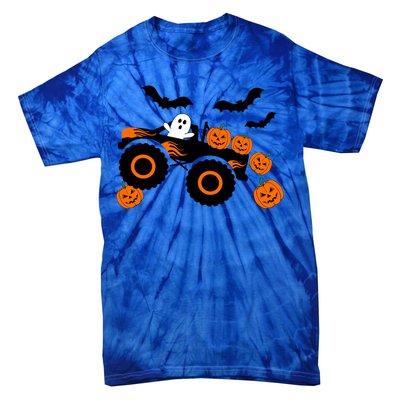 Halloween Monster Truck Ghost S Costume Meaningful Gift Tie-Dye T-Shirt