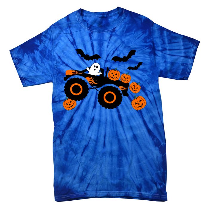 Halloween Monster Truck Ghost S Costume Meaningful Gift Tie-Dye T-Shirt